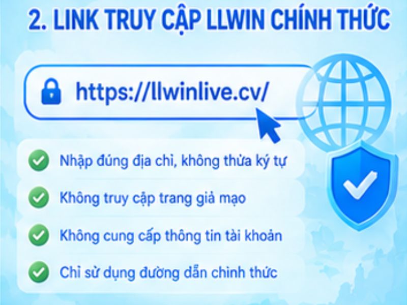 Link truy cập LLWIN được cung cấp