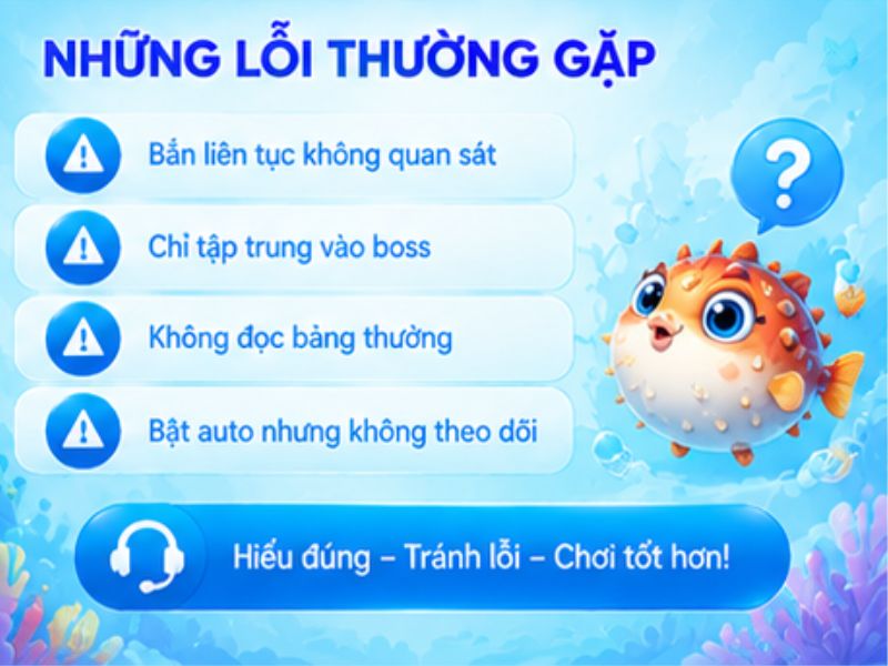 Những Lỗi Người Mới Chơi Bắn Cá Xèng LLWIN Dễ Mắc