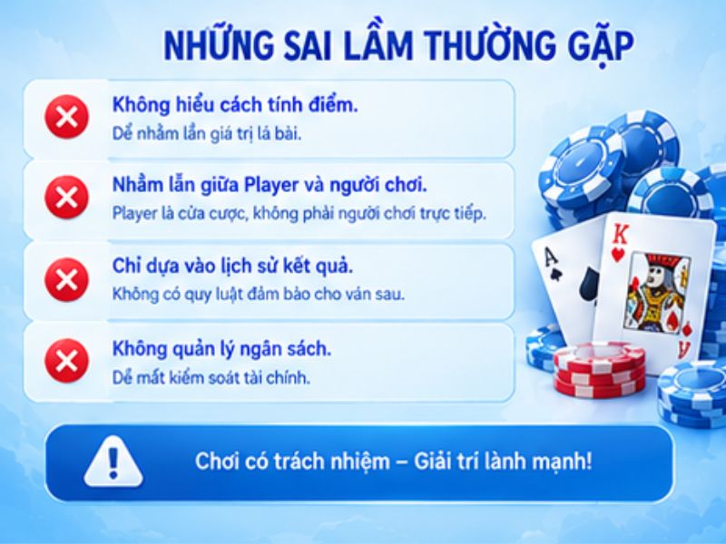 Những Sai Lầm Thường Gặp Khi Chơi Baccarat